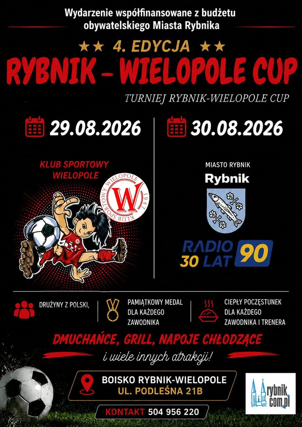 4 Edycja – Turniej – Wielopole CUP 29.08-30.08.2026